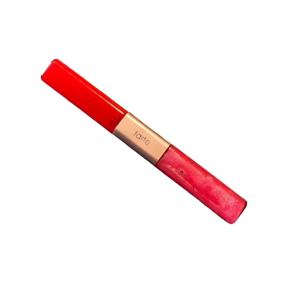 Tarte Duo Lip Gloss Sandy Danny Full Size Discontinued Rare Red Pink Shimmer